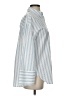 Zara Stripes Blue Long Sleeve Button-Down Shirt Size XS - photo 4