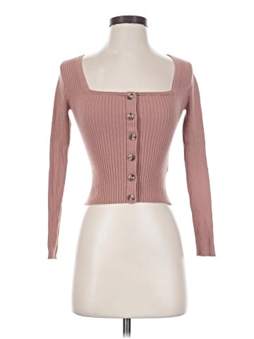 Madewell Rosseau Square-Neck Crop Cardigan Top (view 1)