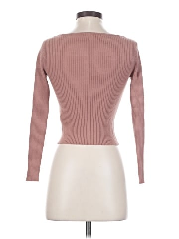 Madewell Rosseau Square-Neck Crop Cardigan Top (view 2)