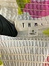 THML 100% Polyester Ivory Short Sleeve Blouse Size S - photo 7