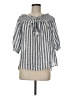 Mud Pie Gray 3/4 Sleeve Blouse Size M - photo 1