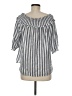 Mud Pie Gray 3/4 Sleeve Blouse Size M - photo 2
