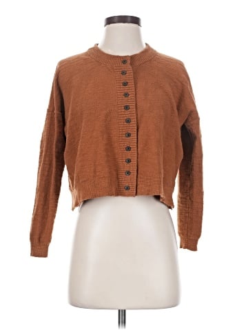 Madewell Brampton Crop Cardigan Sweater (view 1)