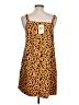 Entro Animal Print Orange Casual Dress Size L - photo 2