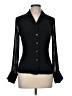 Kate Hill Black Long Sleeve Polo Size 8 Petite - photo 1