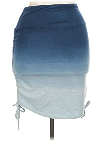 Earth Yoga Denim Skirt (view 2)