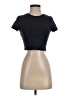 TNA Black Short Sleeve Turtleneck Size S - photo 1