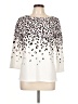 Talbots Animal Print Ivory 3/4 Sleeve Blouse Size L - photo 1