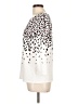 Talbots Animal Print Ivory 3/4 Sleeve Blouse Size L - photo 5