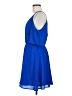 GB 100% Polyester Solid Blue Casual Dress Size M - photo 5