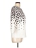 Talbots Animal Print Ivory 3/4 Sleeve Blouse Size L - photo 4