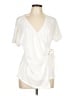Unbranded Ivory Short Sleeve Blouse Size L - photo 1