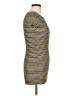 Assorted Brands Stripes Yellow Casual Dress Size 10 - 12 - photo 4