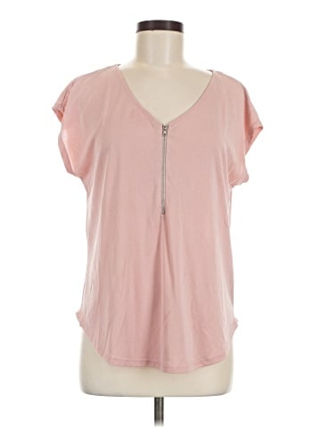 Green Envelope Short Sleeve Top (view 1)