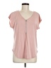 Green Envelope Pink Short Sleeve Top Size M - photo 1