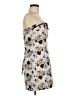 Glamorous 100% Polyester Brown Cocktail Dress Size 8 - photo 4