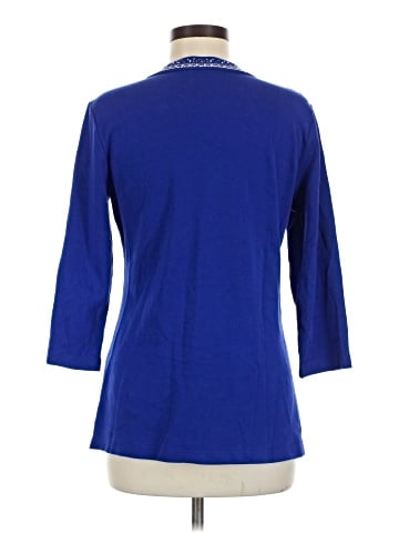 JM Collection 3/4 Sleeve T-Shirt (view 2)