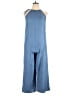 DAZY 100% Polyester Solid Blue Jumpsuit Size XL - photo 1