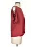 Perseption Concept Burgundy Short Sleeve Top Size S - photo 4