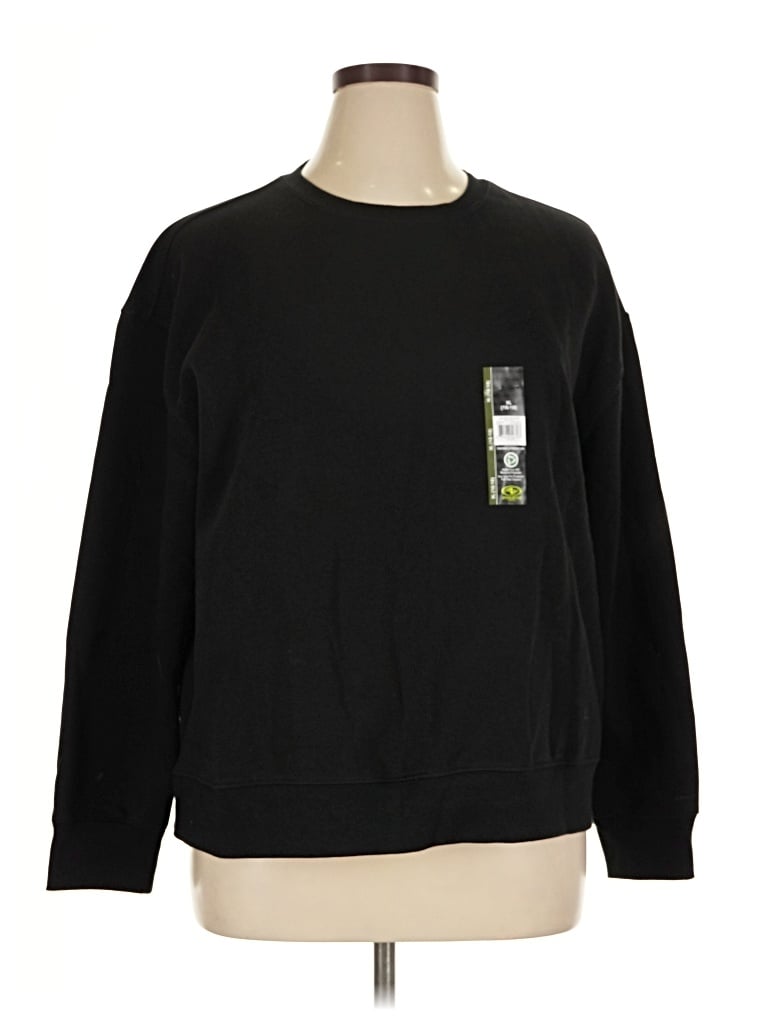 Pre-owned Athletic Works Sweatshirt In Black