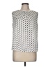 Tahari by ASL 100% Polyester White Sleeveless Blouse Size M - photo 1