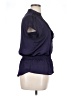 AGB Purple Short Sleeve Blouse Size XL - photo 4