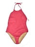 Old Navy Solid Pink One Piece Swimsuit Size 4X - photo 1