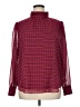 Ann Taylor 100% Polyester Burgundy Long Sleeve Blouse Size XL - photo 1
