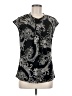 Liz Claiborne Paisley Black Sleeveless Blouse Size M - photo 1