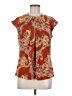 Liz Claiborne Orange Short Sleeve Blouse Size M - photo 1