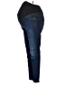 Isabel Maternity Solid Blue Jeans Size 8 - photo 1