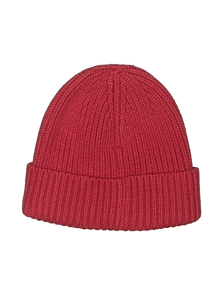 Pre-owned Banana Republic Factory Store Beanie Hat In Red