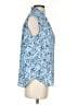 Ann Taylor 100% Polyester Blue Sleeveless Blouse Size XS - photo 4