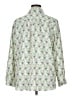 Ann Taylor 100% Polyester Floral Green Long Sleeve Blouse Size XL - photo 2