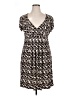 Connected Apparel Chevron-herringbone Black Casual Dress Size 16 - photo 1
