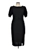 DKNY Solid Black Cocktail Dress Size 10 - photo 1