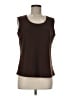 Travelsmith Brown Sleeveless T-Shirt Size M - photo 1