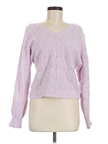 Pink Rose Pullover Sweater (view 1)