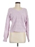 Pink Rose Purple Pullover Sweater Size M - photo 1