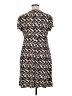 Connected Apparel Chevron-herringbone Black Casual Dress Size 16 - photo 2
