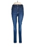 Divided by H&M Solid Blue Jeans Size 10 - photo 1