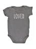 Hb Solid Gray Short Sleeve Onesie Size 3-6 mo - photo 1