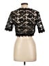 San Joy 100% Polyester Black Short Sleeve Top Size L - photo 2