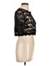 San Joy 100% Polyester Black Short Sleeve Top Size L - photo 4