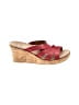 Crocs Burgundy Wedges Size 8 - photo 1