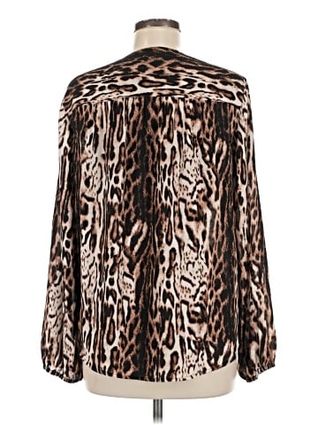 INC International Concepts Long Sleeve Blouse (view 2)