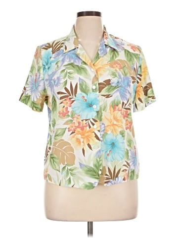 Alfred Dunner Short Sleeve Blouse (view 1)