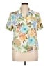Alfred Dunner 100% Polyester Tropical Ivory Short Sleeve Blouse Size 16 (petite) - photo 1