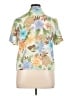 Alfred Dunner 100% Polyester Tropical Ivory Short Sleeve Blouse Size 16 (petite) - photo 2