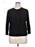 Ann Taylor LOFT 100% Polyester Black Cardigan Size XL - photo 1